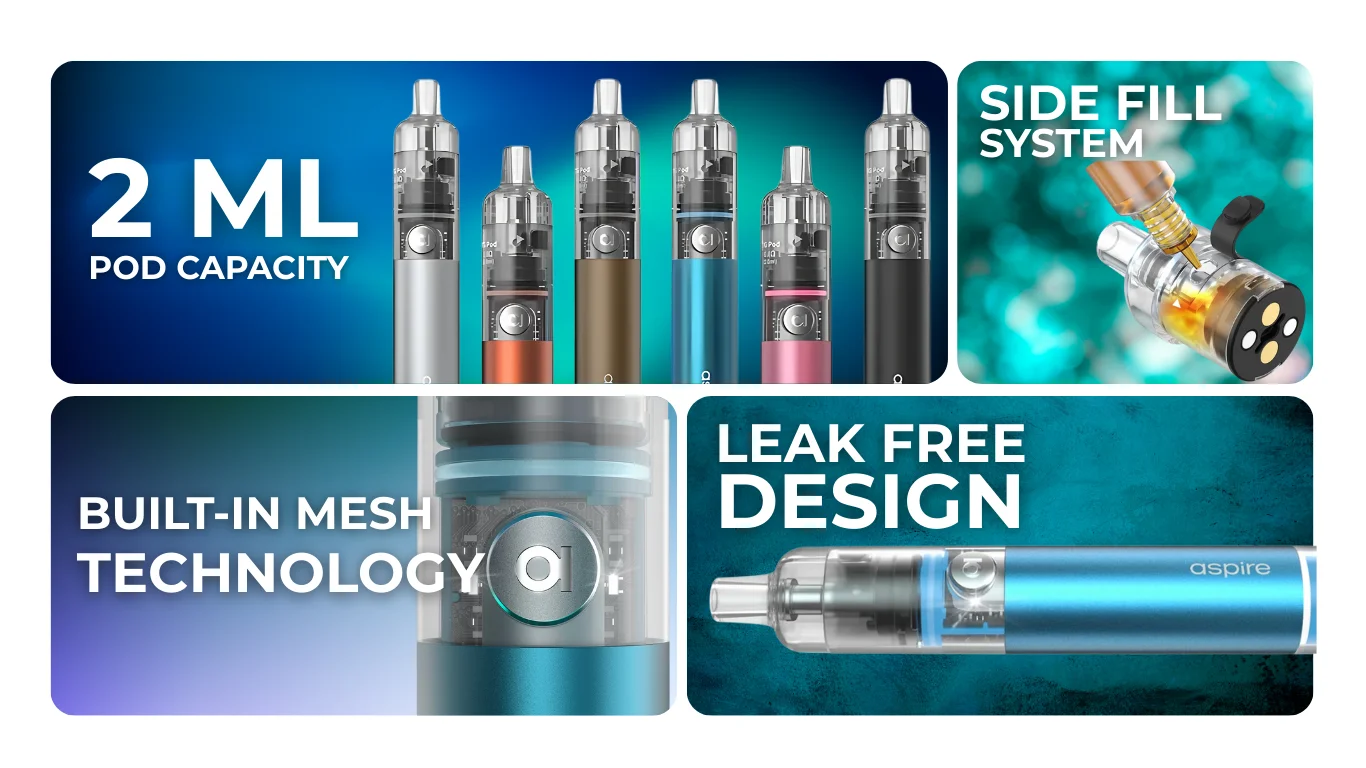 Aspire Cyber TG Replacement Pods Specifications