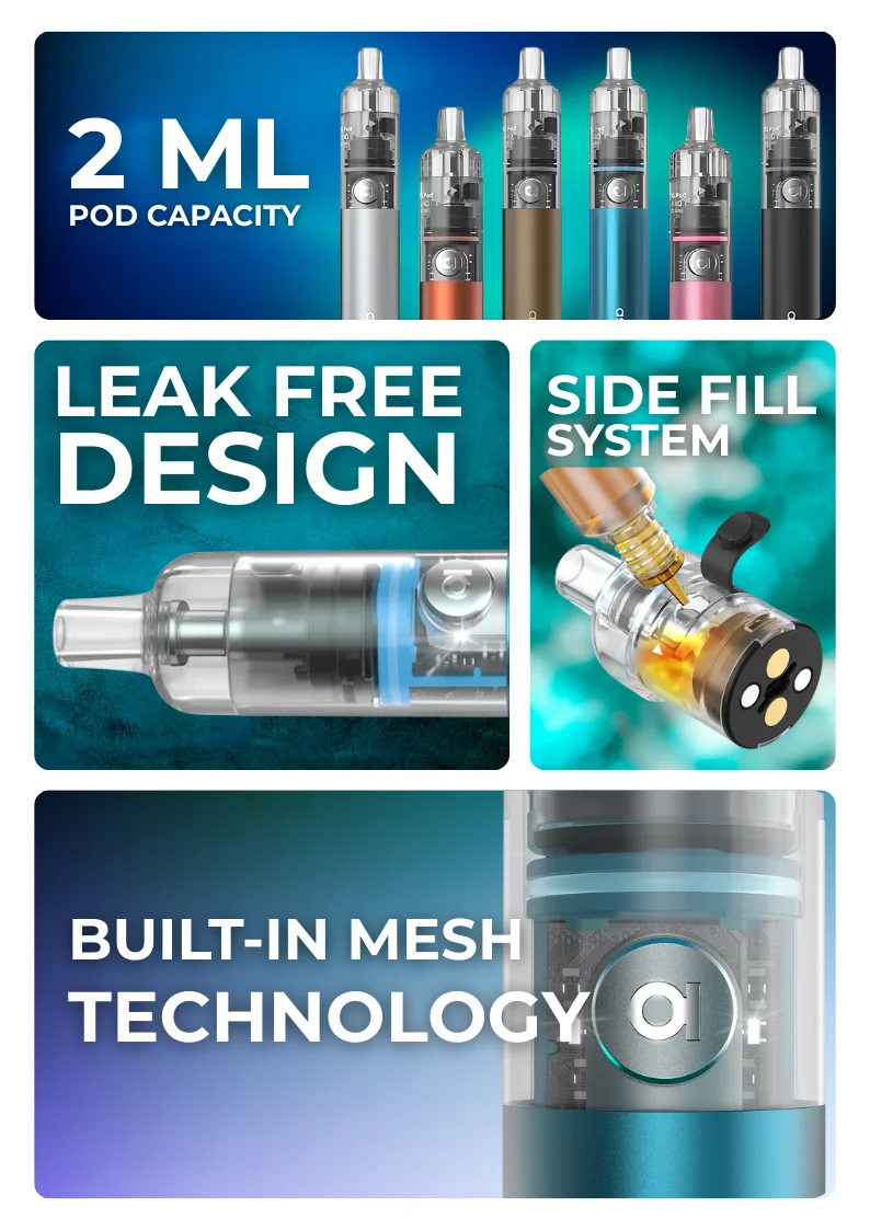 Aspire Cyber TG Replacement Pods Specifications