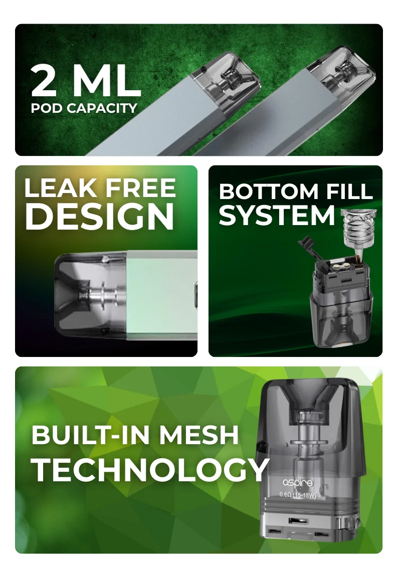 Aspire Favostix Replacement Pods Specifications