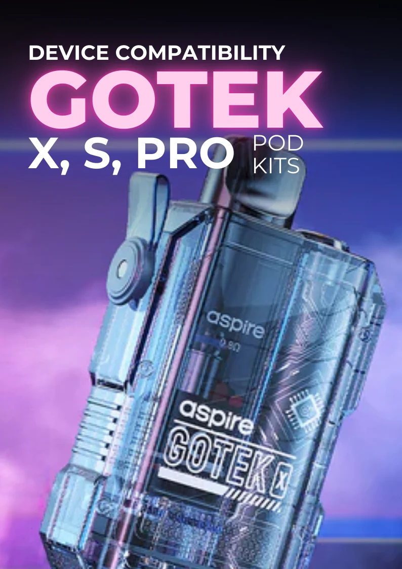 Aspire Gotek X Vape Kit Multi-Device Compatibility