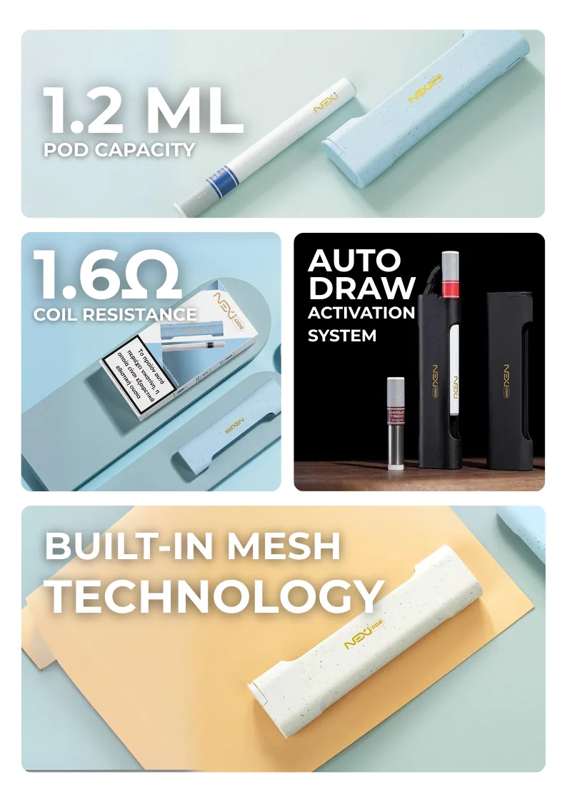 Aspire Nexi One Prefilled Pods Specifications
