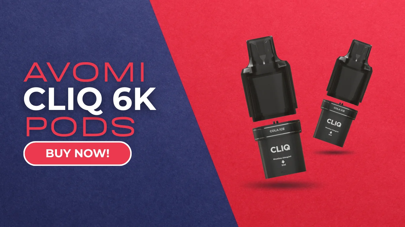 Avomi CLIQ 6K Puffs Prefilled Pods