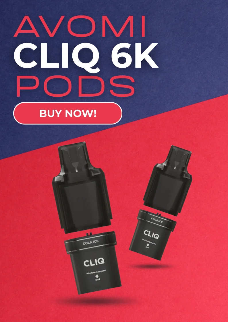 Avomi CLIQ 6K Puffs Prefilled Pods
