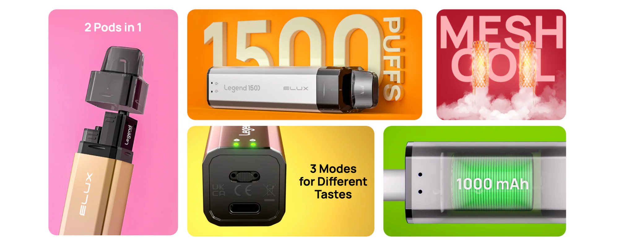 Elux Legend 1500 Wholesale