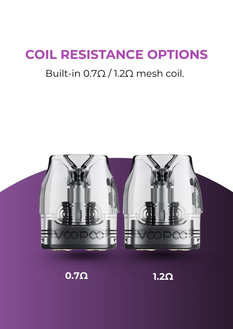 built-in mesh coil design