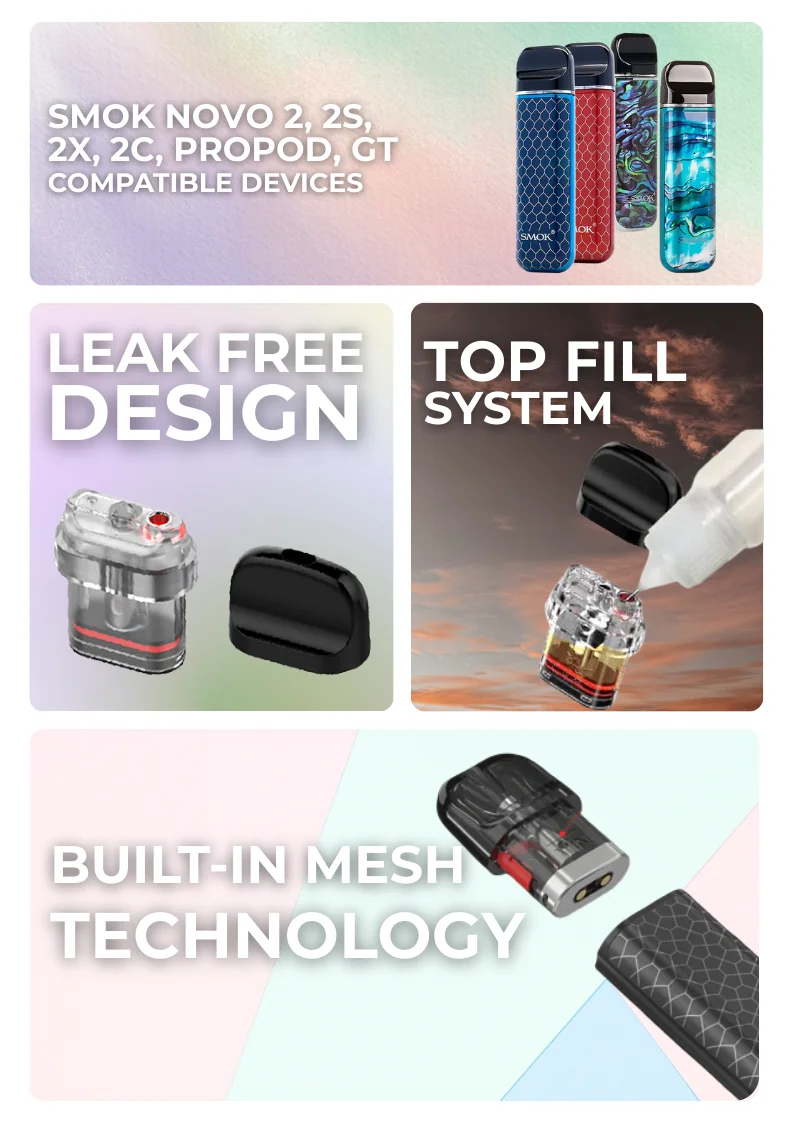 Compatible with Multiple SMOK Devices