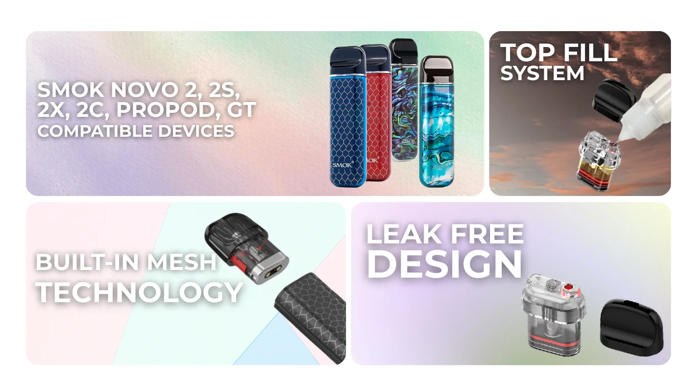 Compatible with Multiple SMOK Devices