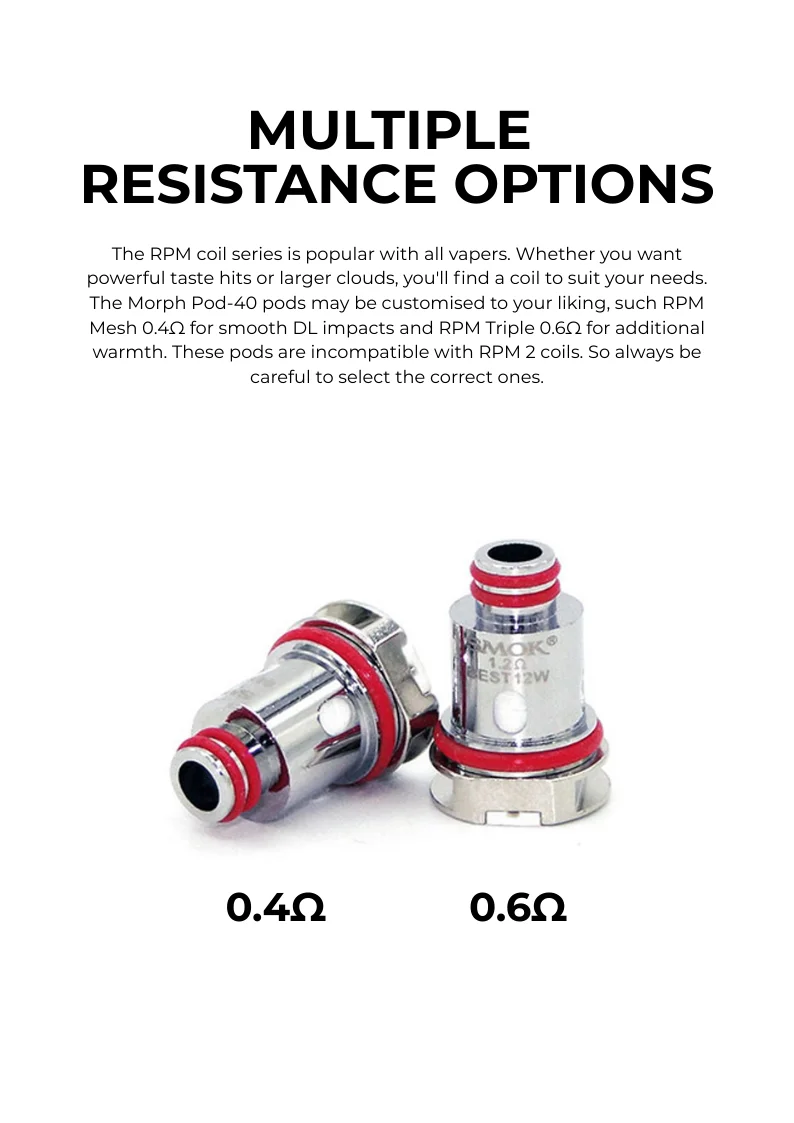 Compatible with the Popular RPM Coil Series