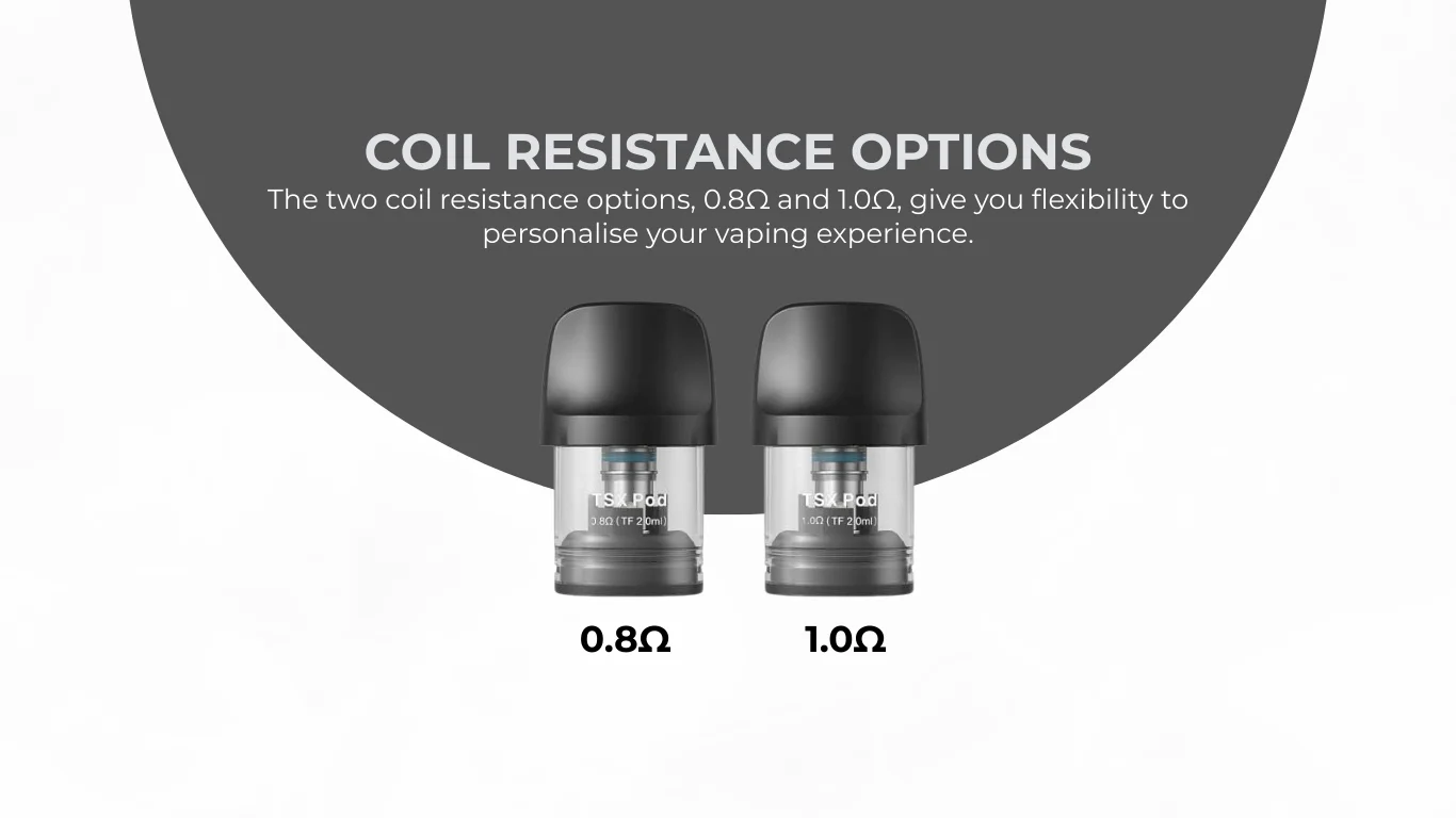 Dual Coil Resistance Options