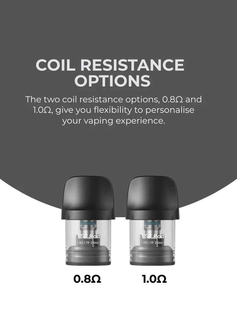 Dual Coil Resistance Options