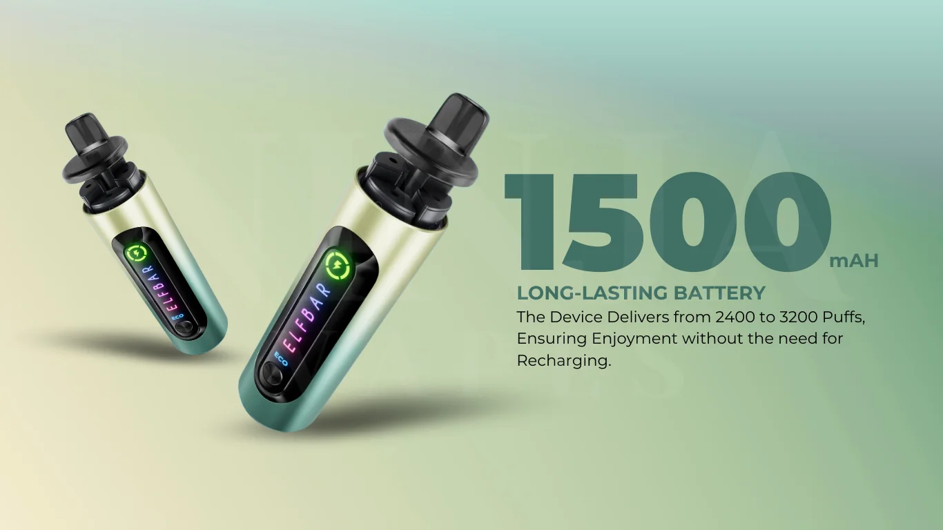ELFBAR 4 in 1 Pod Vape Kit 1500 mAH Battery