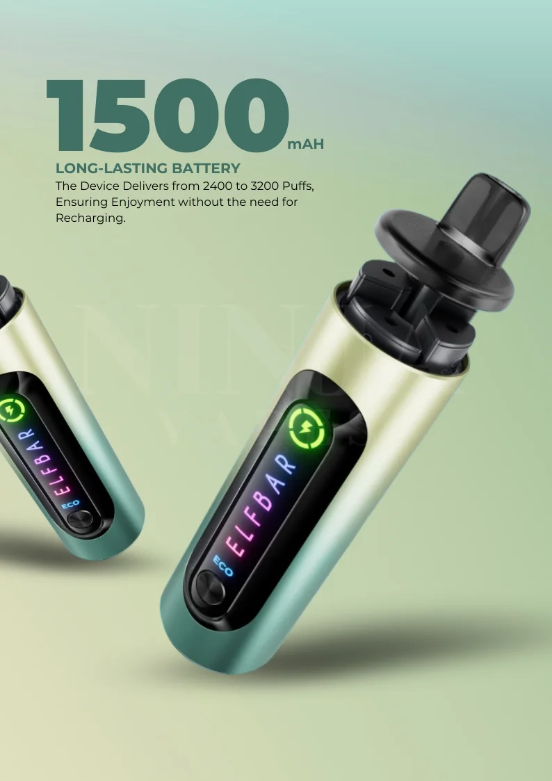 ELFBAR 4 in 1 Pod Vape Kit 1500 mAH Battery