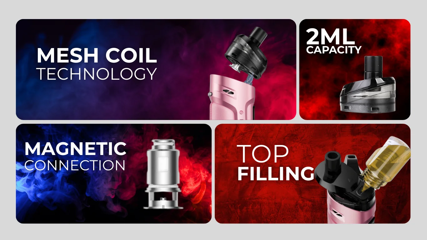 Features of Innokin Kroma Nova Pods