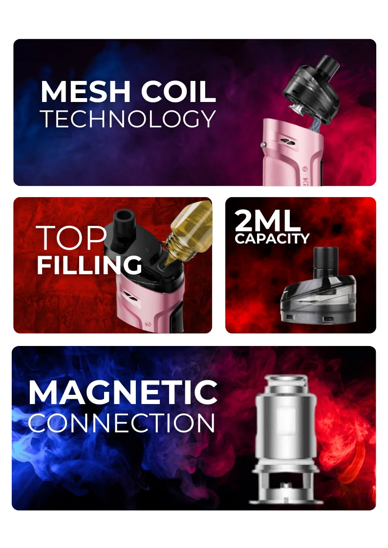 Features of Innokin Kroma Nova Pods