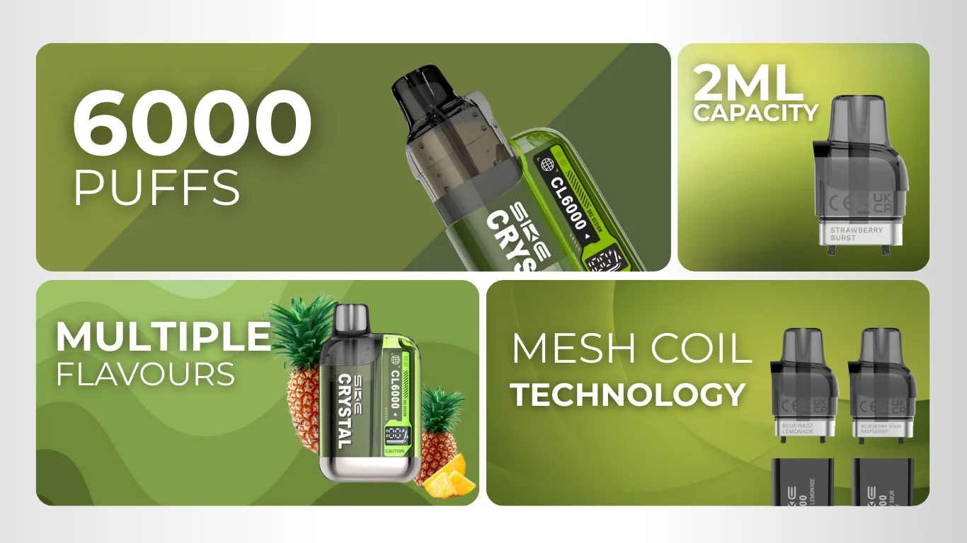 Features of SKE Crystal CL6000 Prefilled Pods