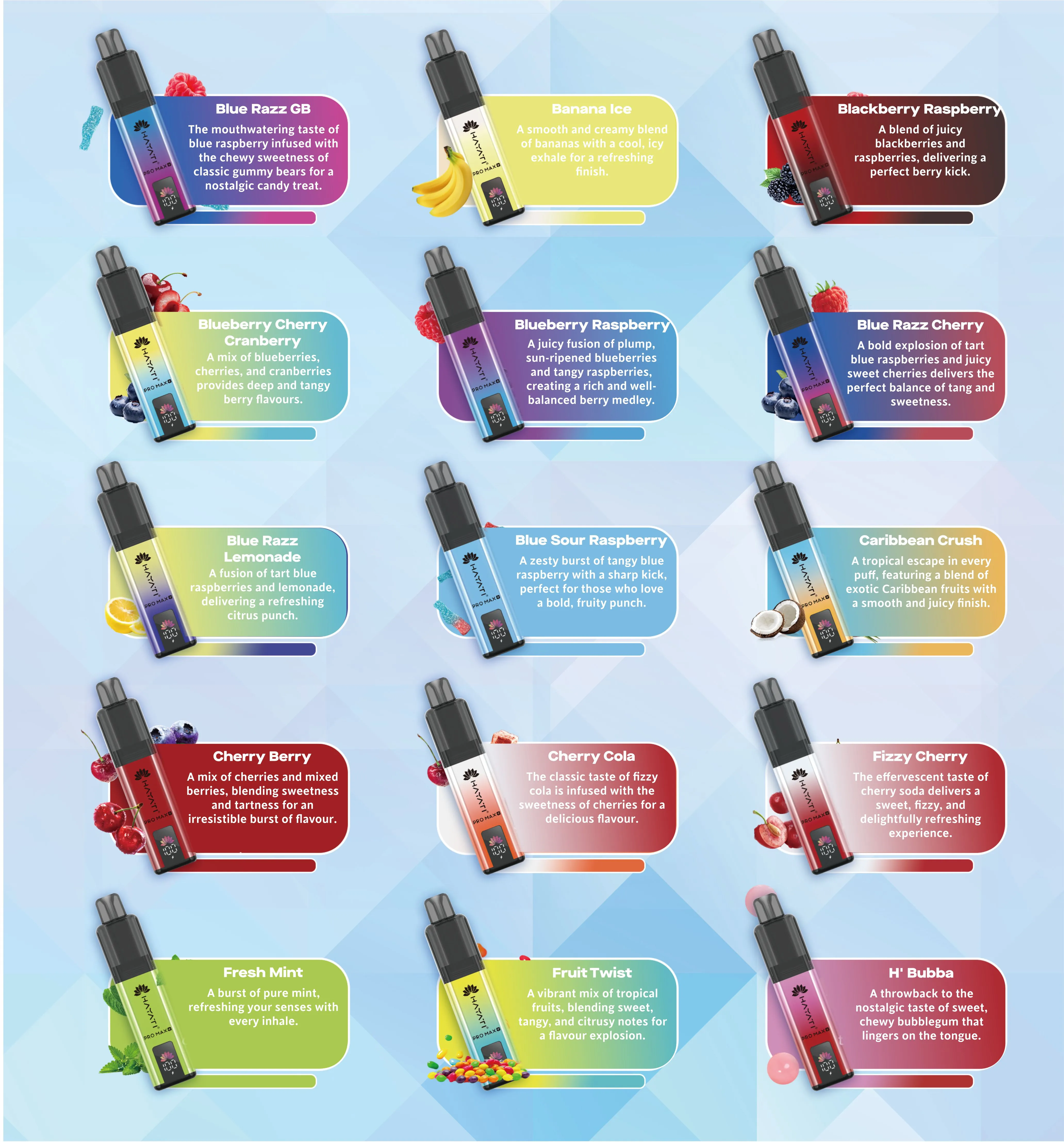 Hayati Pro Max Plus Flavours