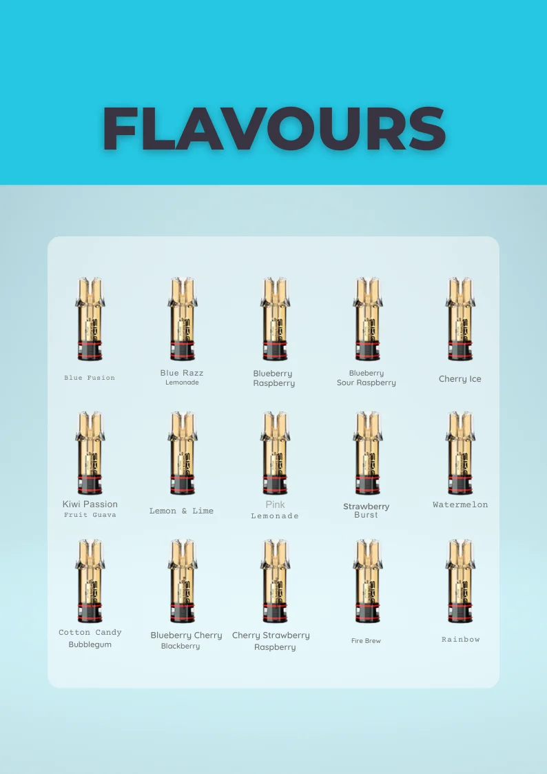 Flavours Of Crystal Plus PreFilled Pod 