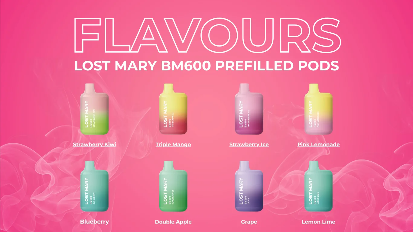 Flavours of Lost Mary BM600