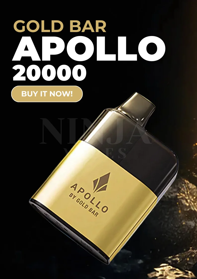 Gold Bar Apollo 20000 Puffs Pod Vape Kit