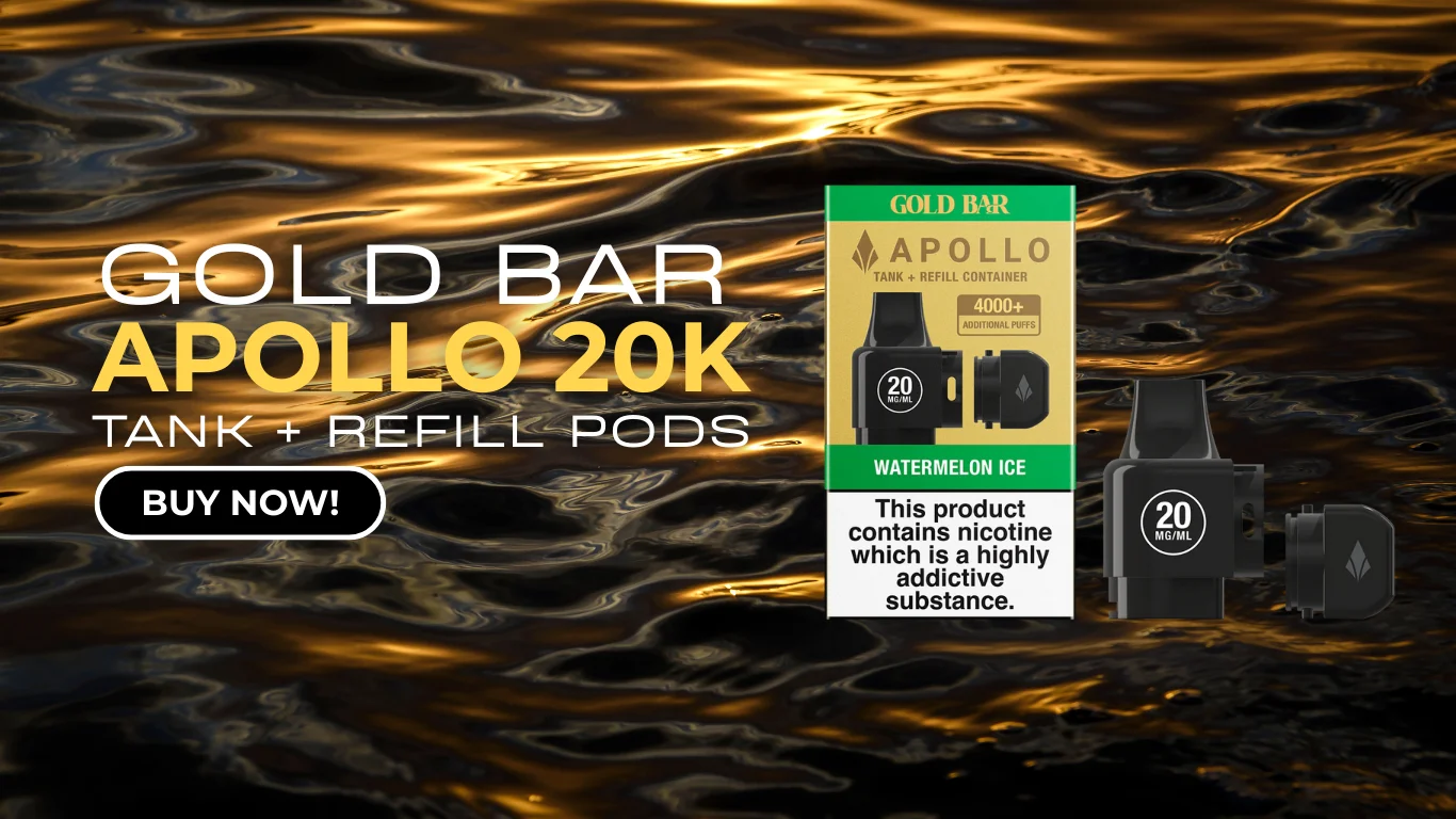 Gold Bar Apollo 20K Prefilled Refill Pods