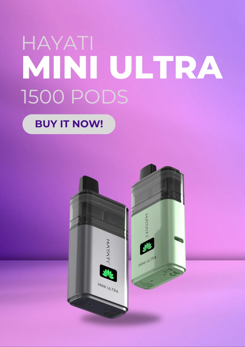 Hayati Mini Ultra 1500 Prefilled Refill Pods