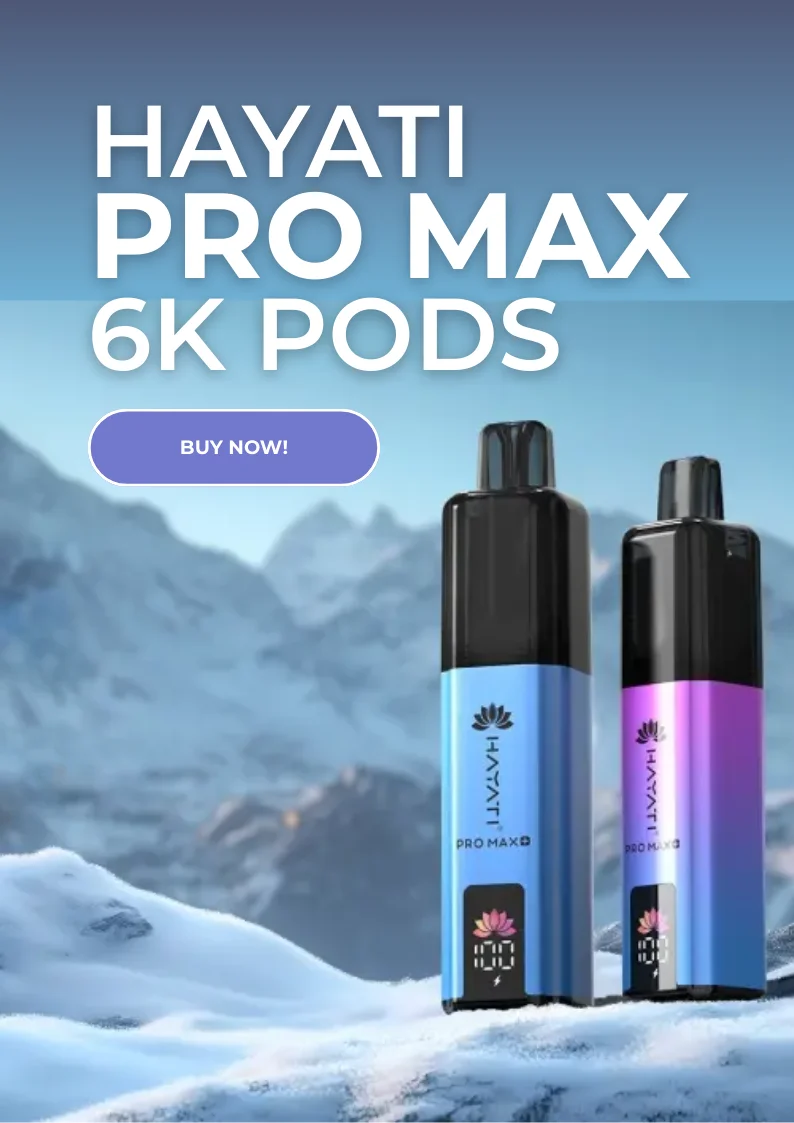 Hayati Pro Max Plus 6K Prefilled Refill Pods