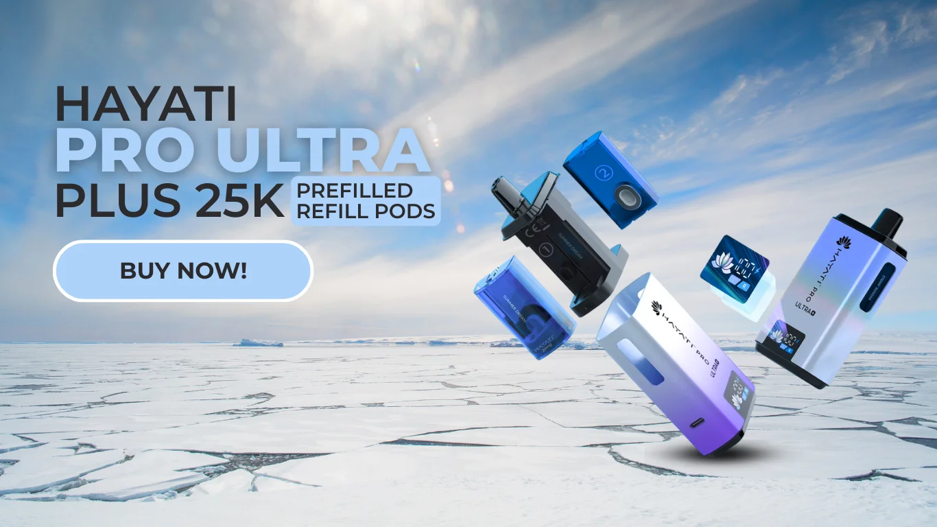 Hayati Pro Ultra Plus 25K Prefilled Refill Pods