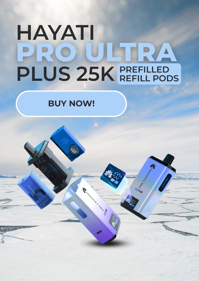 Hayati Pro Ultra Plus 25K Prefilled Refill Pods
