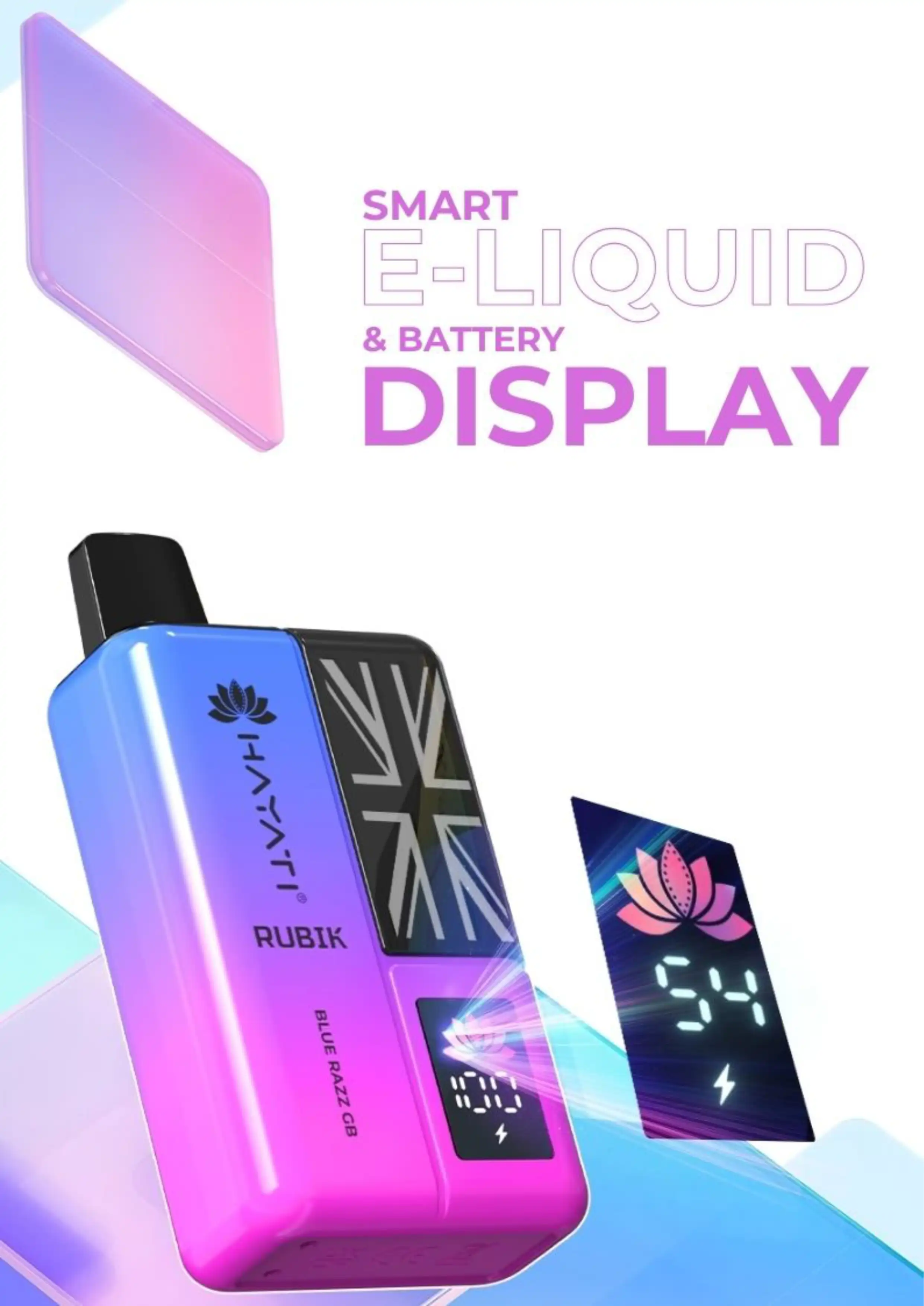 Smart E-liquid and Battery Display