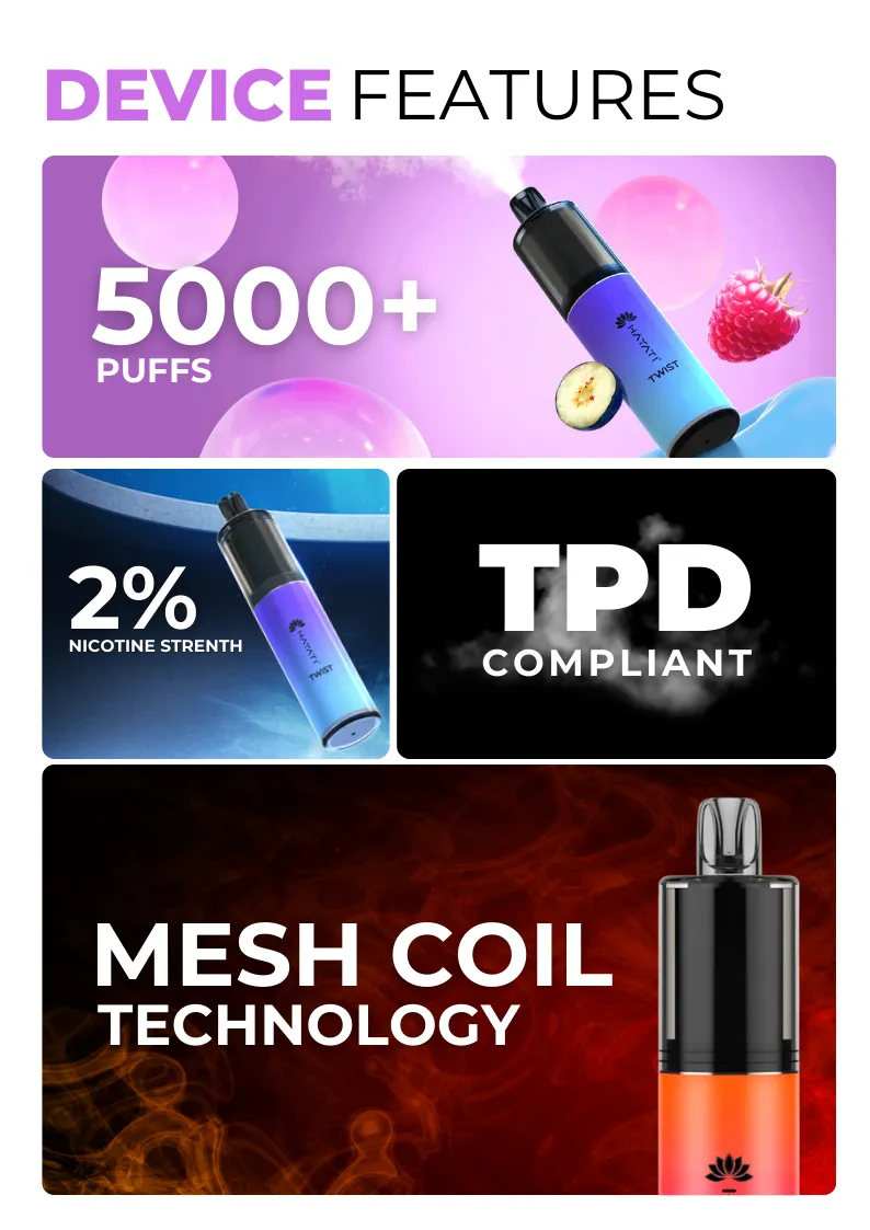 Features of Hayati Twist 5000 at a Glance