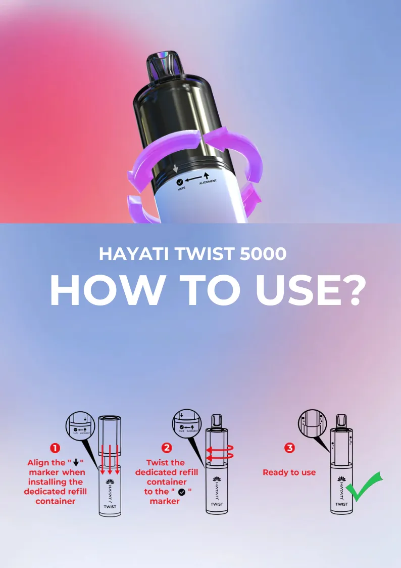 How To Use Hayati Twist 5000