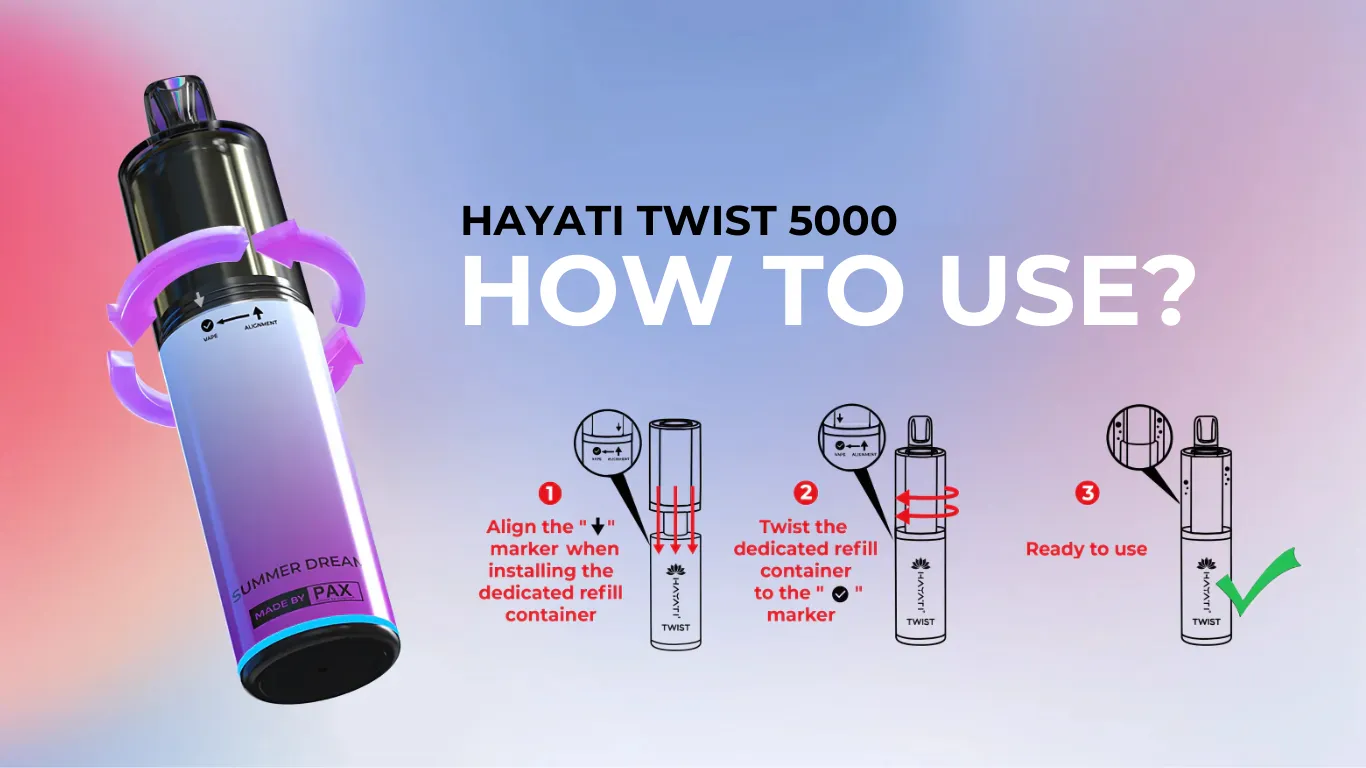 How To Use Hayati Twist 5000