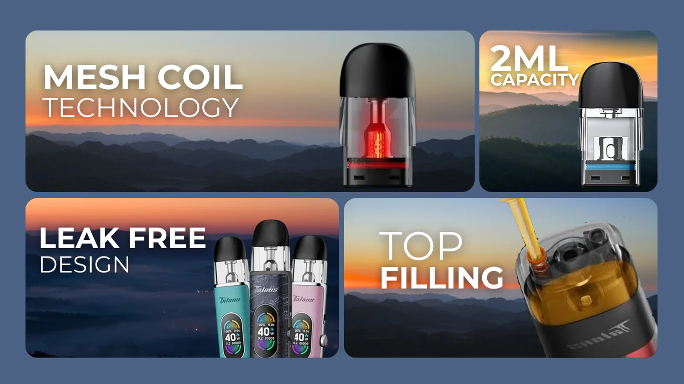 HorizonTech Talons 3 Replacement Pods Features