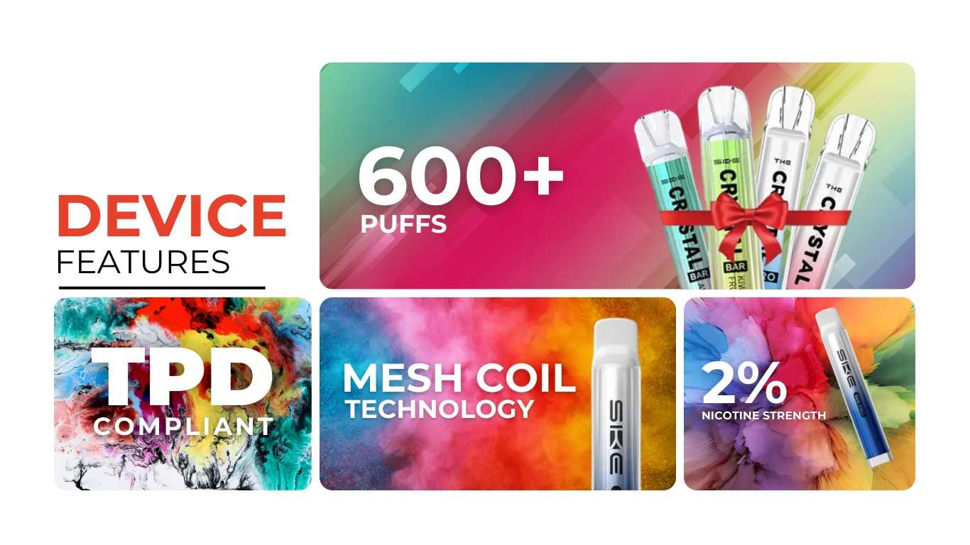 How Many Flavours in SKE Crystal Bar 600?