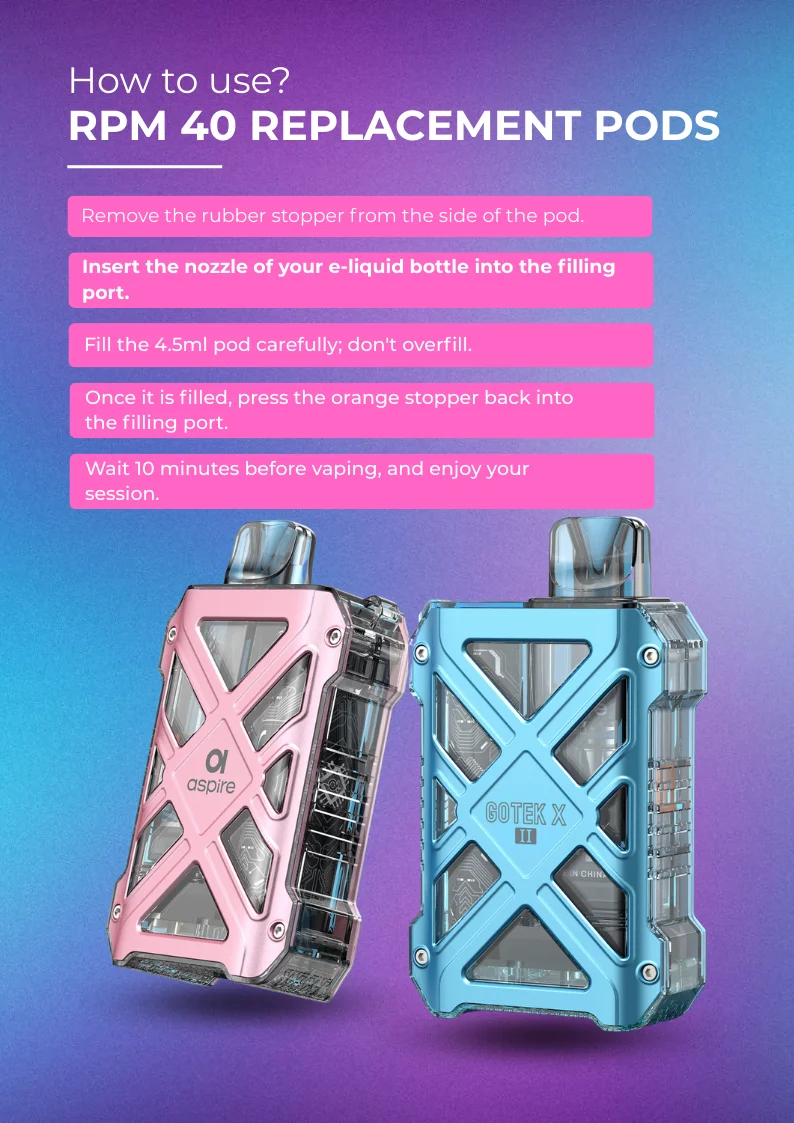 Aspire Gotek X Vape Kit Two Coil Choices for Your Style