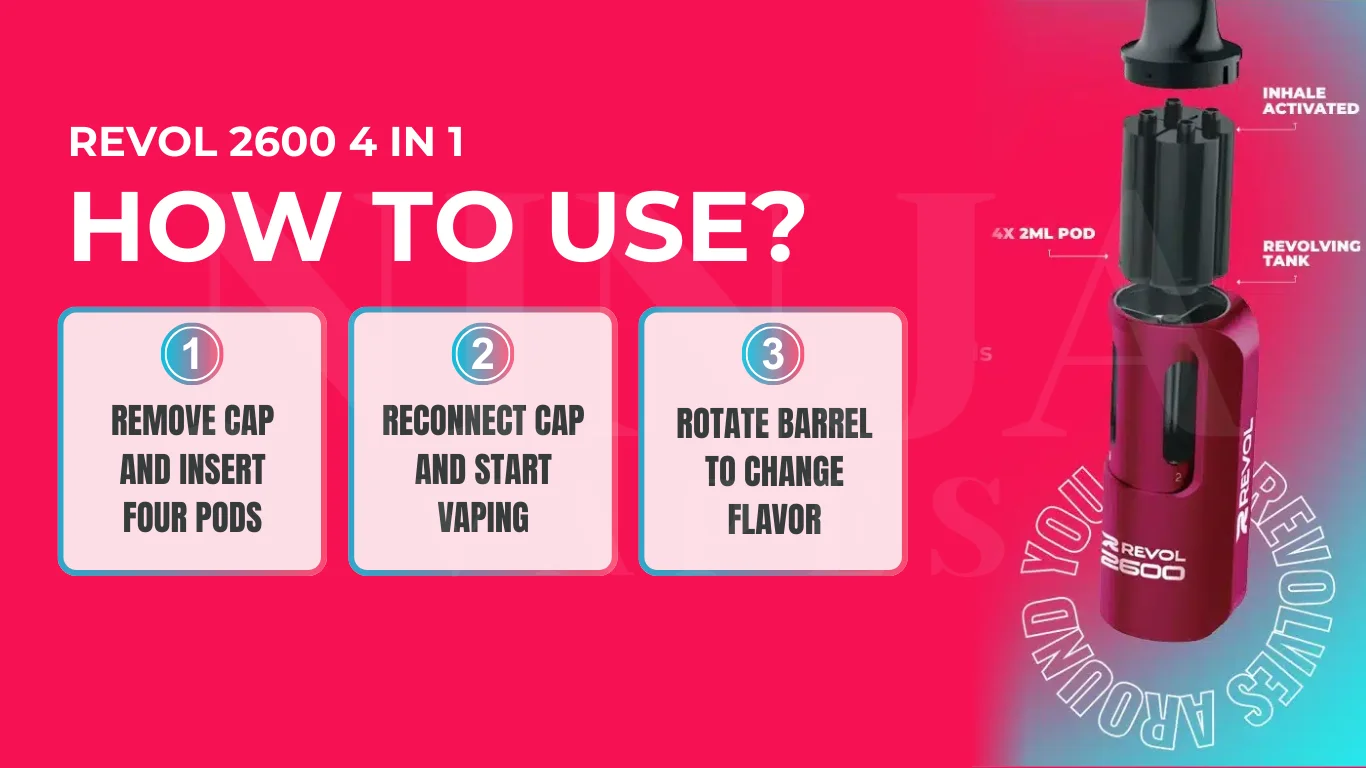 How To Set Up a Revol 2600 Disposable Vape