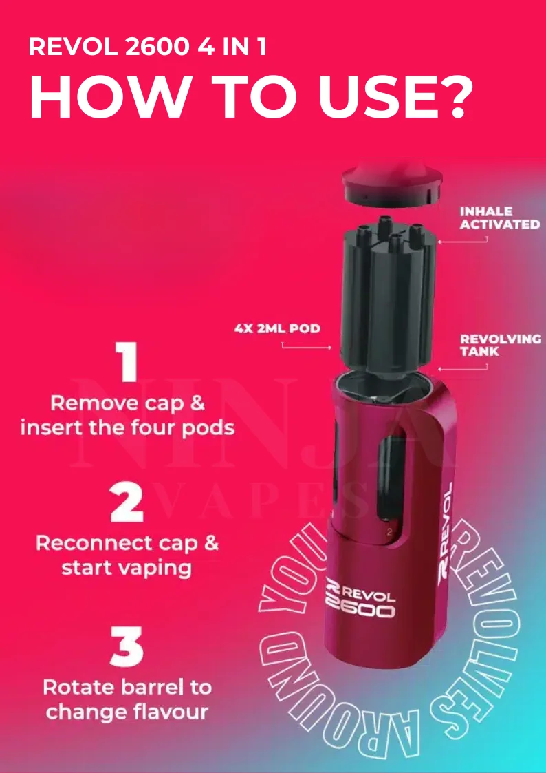 How To Set Up a Revol 2600 Disposable Vape
