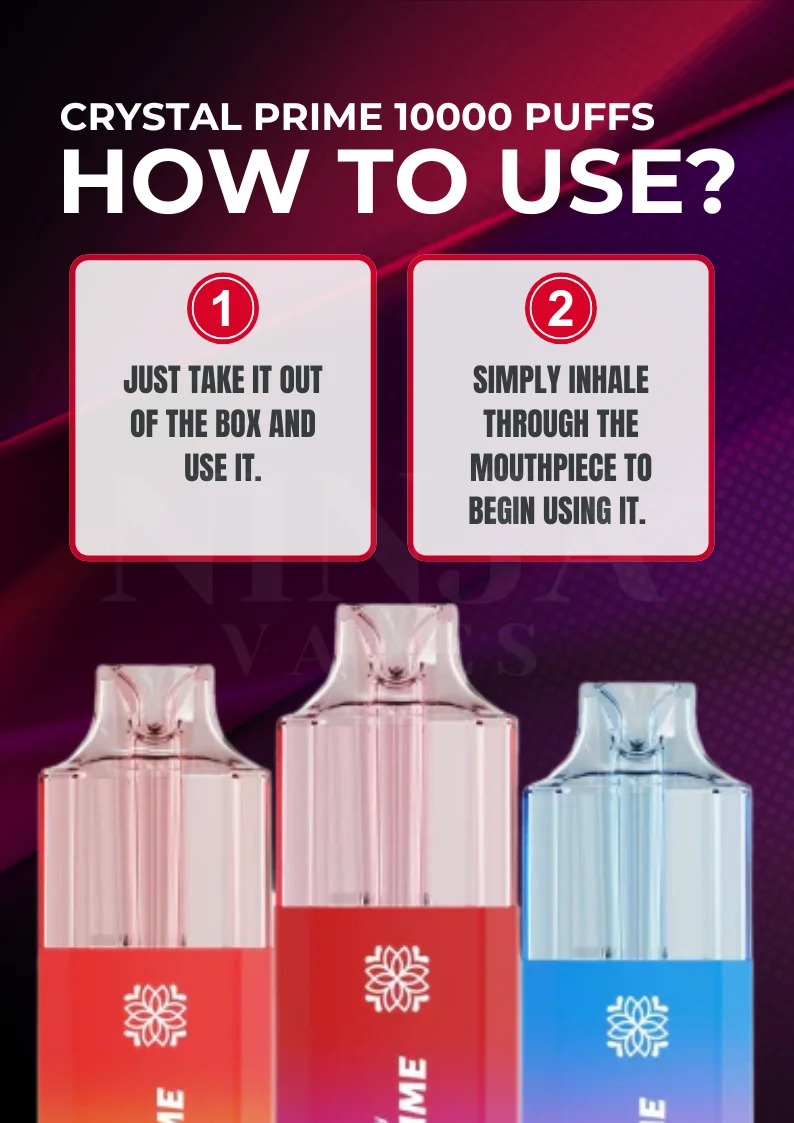 How To Setup Crystal Prime 10000 Puffs Vape