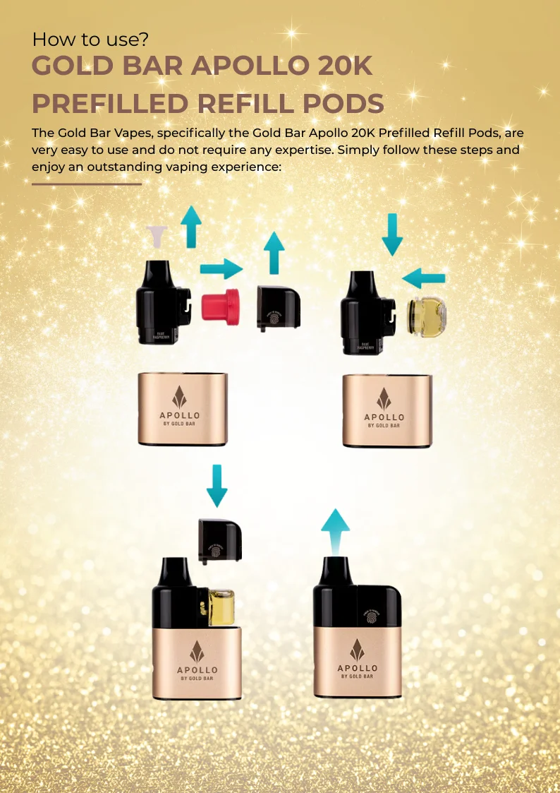 How to Use Apollo 20K Prefilled Refill Pods