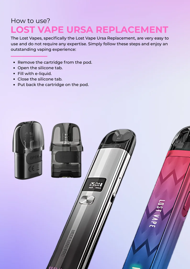 How to Use Lost Vape Ursa V2 Replacement Pods