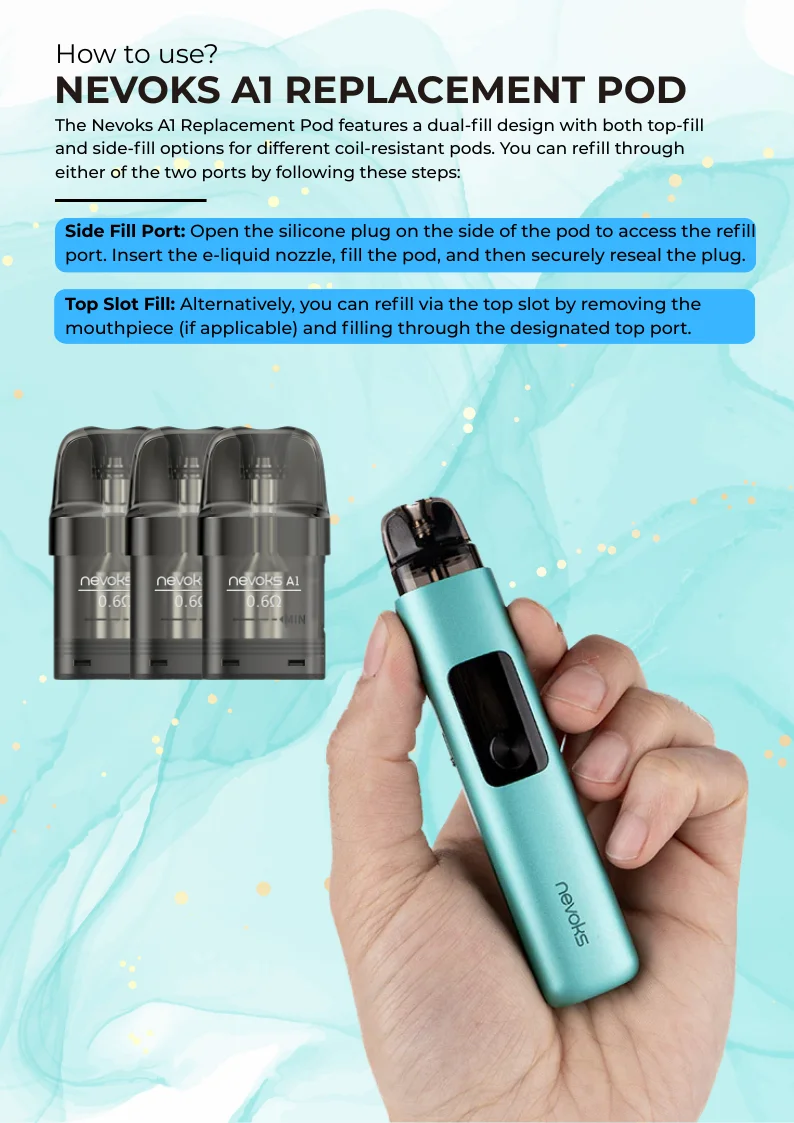 How to Use Nevoks A1 Replacement Pod