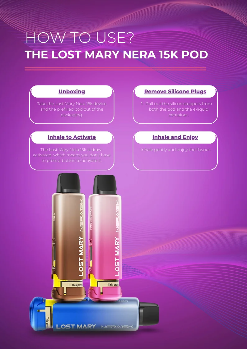 How to Use the Lost Mary Nera 15k Pod