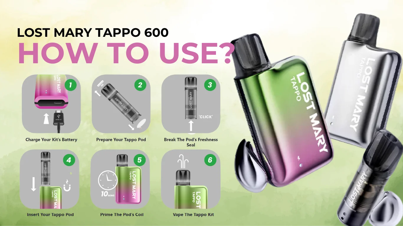 How To Use the Lost Mary Tappo Pod Kit