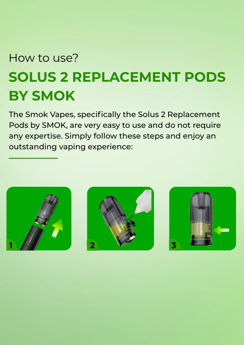How to Use the SMOK Solus 2 Replacement Pod
