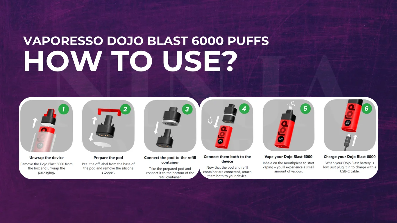 How to Use the Vaporesso Dojo Blast 6000