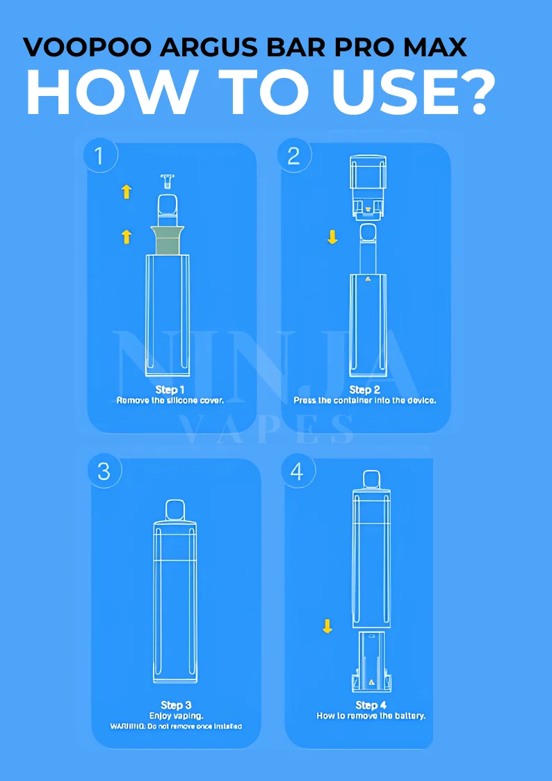 How to Use Voopoo Argus Bar Pro Max