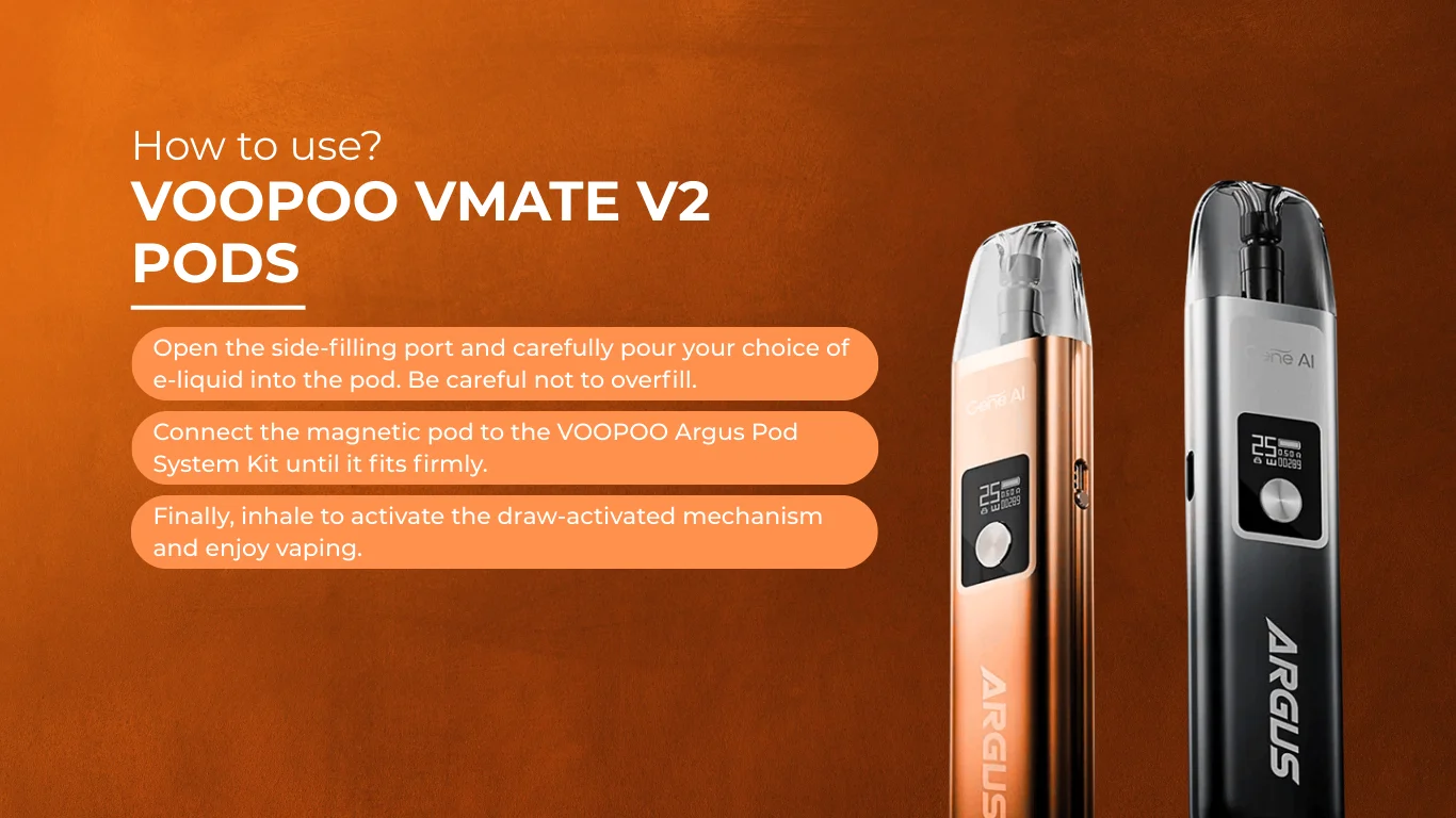 How to Use Voopoo Argus Replacement Pods?
