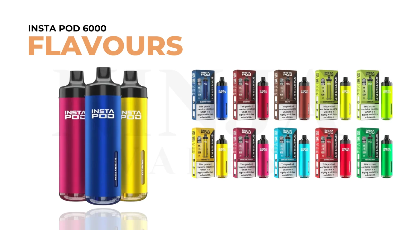 Instapod 6000 Prefilled Pod Flavours
