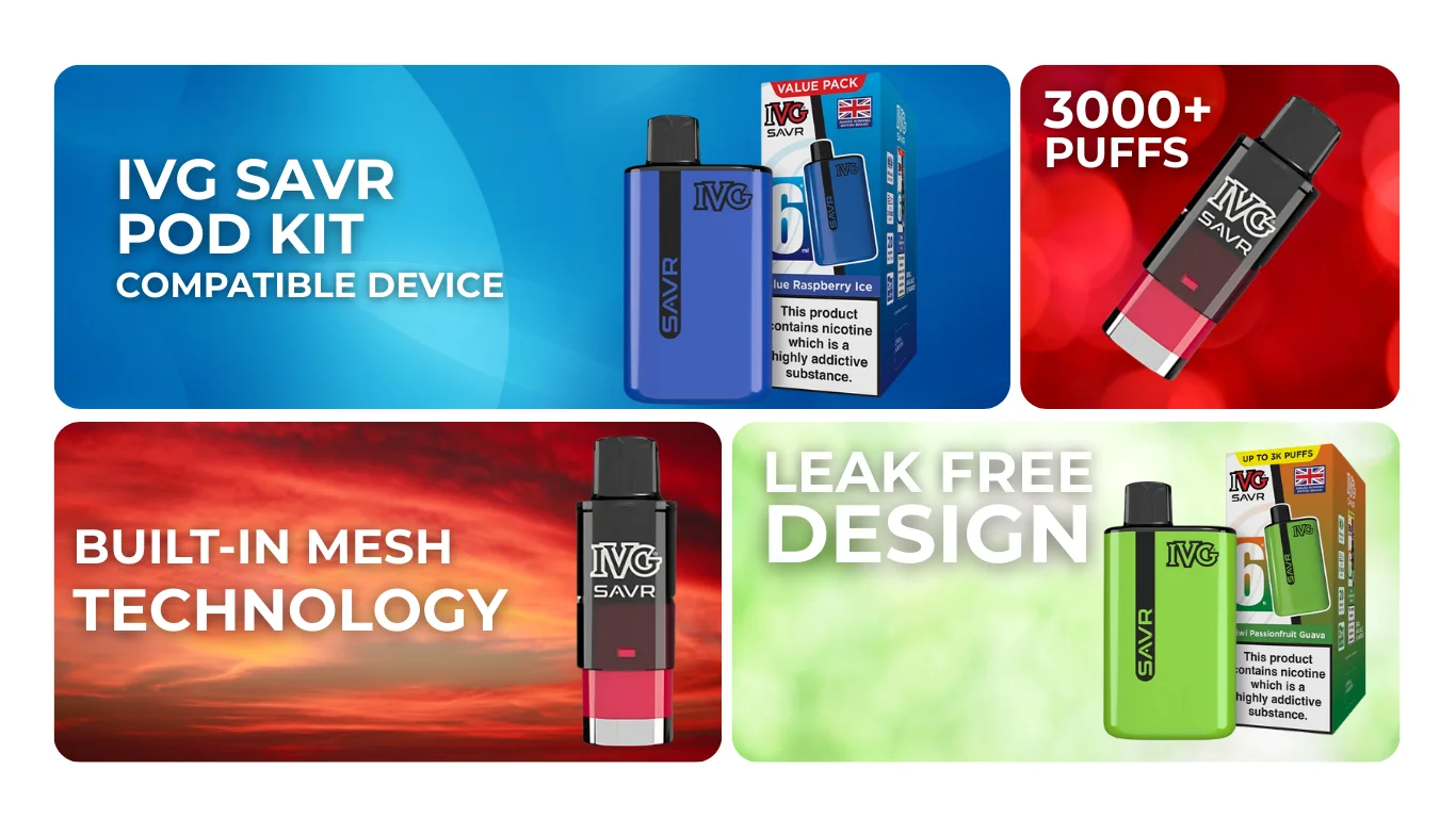 IVG SAVR Prefilled Pods Specifications