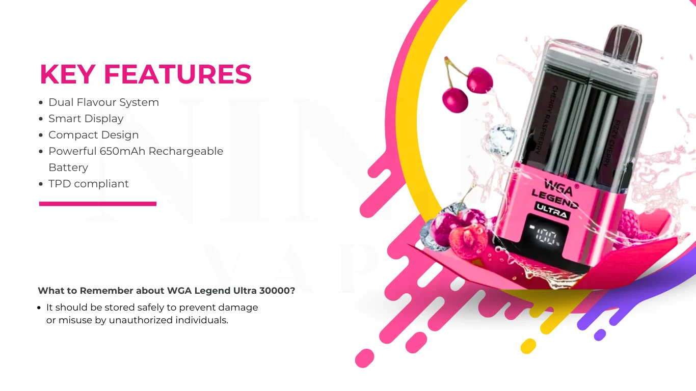 Why Choose the WGA Legend Ultra 30000 Puffs Vape